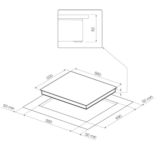 Встраиваемая электрическая варочная панель Graude EK 60.0 купить с доставкой по Москве и Московской области в интернет-магазине ТехноВегас