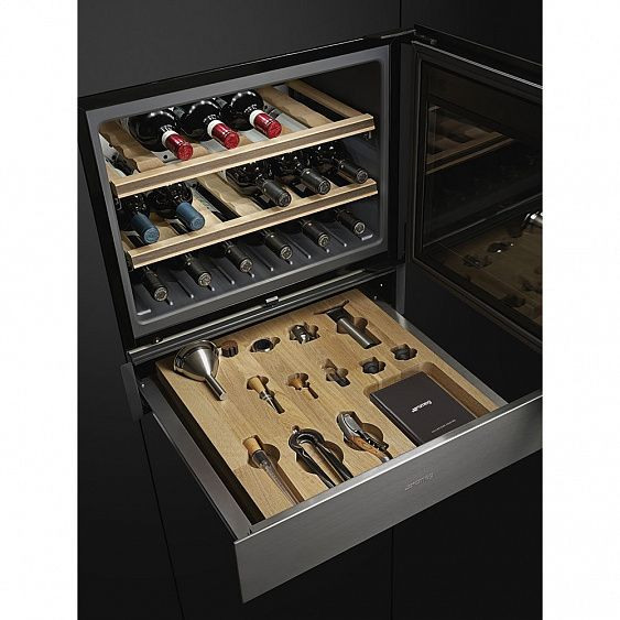 Винный шкаф SMEG CVI318XS купить с доставкой по Москве и Московской области в интернет-магазине ТехноВегас