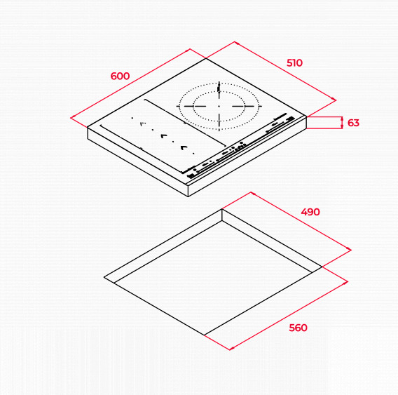 Варочная поверхность TEKA IZS 65600 MSP (112500001) купить с доставкой по Москве и Московской области в интернет-магазине ТехноВегас