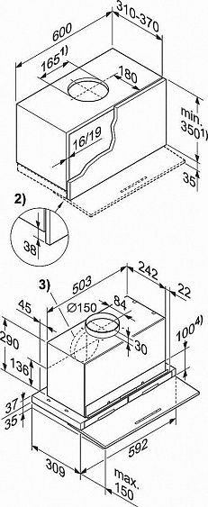 Вытяжка MIELE DA3660 сталь купить с доставкой по Москве и Московской области в интернет-магазине ТехноВегас