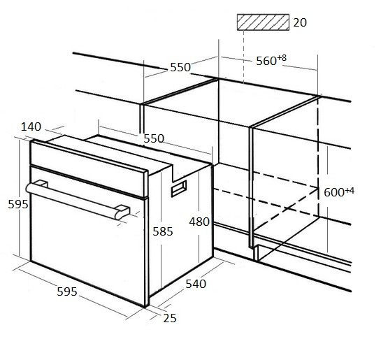 Духовой шкаф KUPPERSBERG HFZ 691 BX купить с доставкой по Москве и Московской области в интернет-магазине ТехноВегас