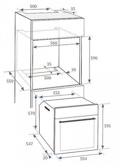 Электрический духовой шкаф BEKO BIE22301X