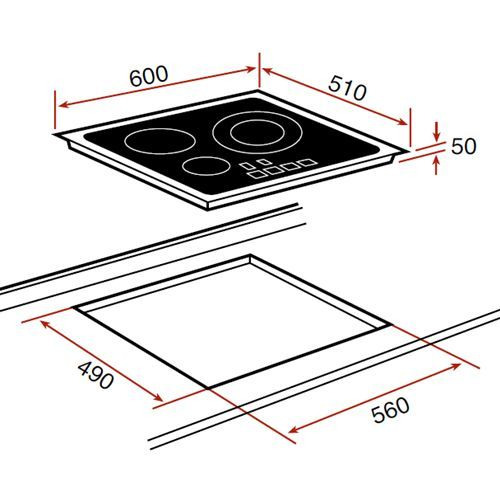 Поверхность TEKA IRS 631 WHITE (10210108) купить с доставкой по Москве и Московской области в интернет-магазине ТехноВегас