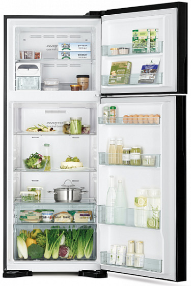 Холодильник HITACHI R-VG 542 PU7 GGR графитовое стекло купить с доставкой по Москве и Московской области в интернет-магазине ТехноВегас