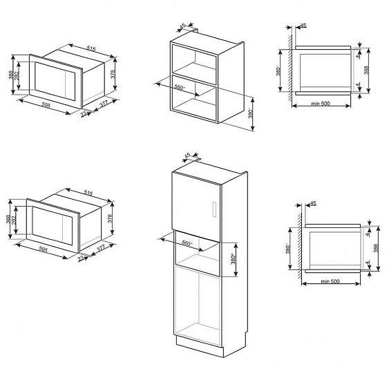 Микроволновая печь SMEG FMI025X купить с доставкой по Москве и Московской области в интернет-магазине ТехноВегас