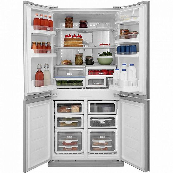 Холодильник Sharp SJ-FS820VSL серебристый