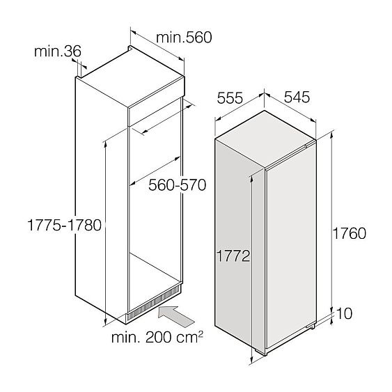 МОРОЗИЛЬНАЯ КАМЕРА ASKO FN31831I купить с доставкой по Москве и Московской области в интернет-магазине ТехноВегас