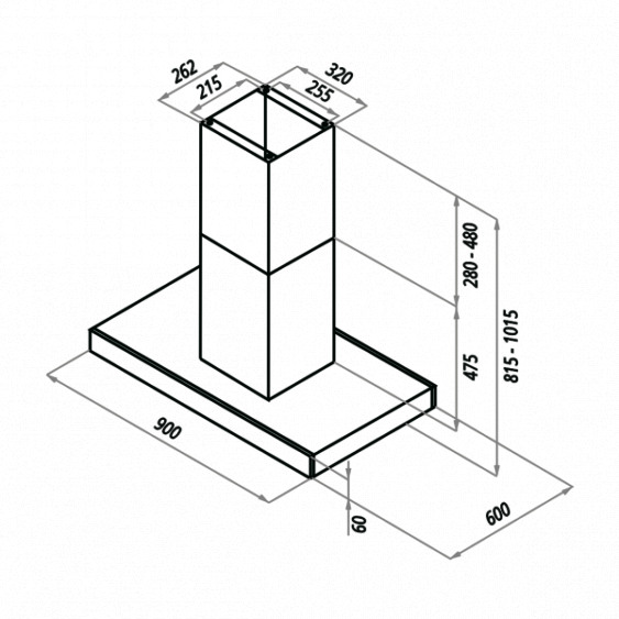 Вытяжка MAUNFELD HARBOUR 90 BLACK GLASS B купить с доставкой по Москве и Московской области в интернет-магазине ТехноВегас