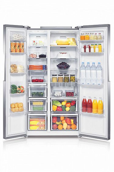Холодильник side by side SAMSUNG rs-552 nruasl серебристый купить с доставкой по Москве и Московской области в интернет-магазине ТехноВегас