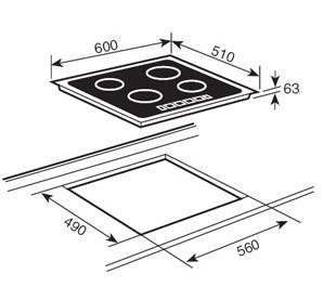 Варочная панель TEKA TT 600 STAINLESS STEEL (10208004) купить с доставкой по Москве и Московской области в интернет-магазине ТехноВегас