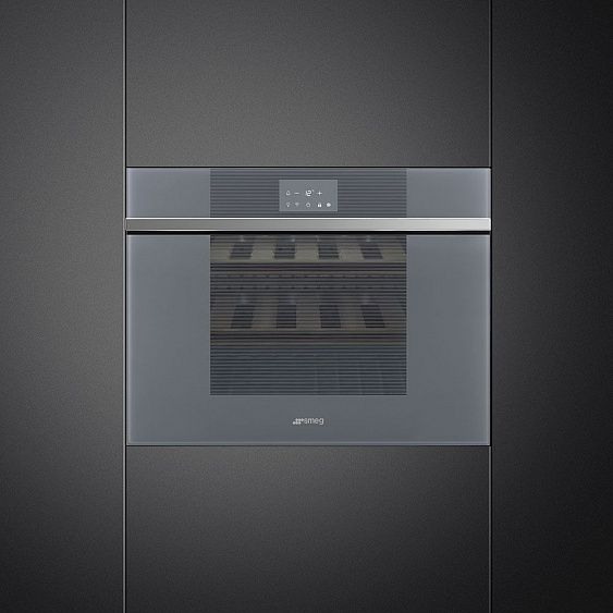 Встраиваемый винный шкаф SMEG CVI118LWS2