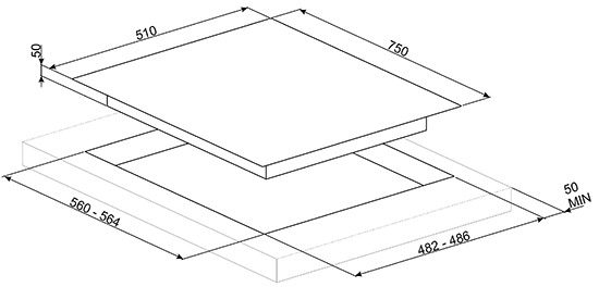 Поверхность SMEG pv675cnx
