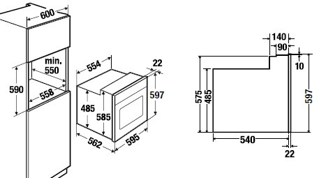 Духовой шкаф KUPPERSBUSCH EEB 6360.1 JX5 Black Velvet купить с доставкой по Москве и Московской области в интернет-магазине ТехноВегас