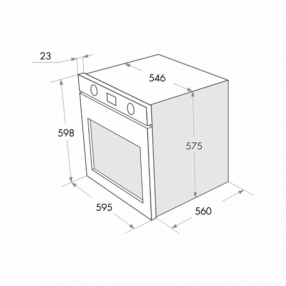 Электрический духовой шкаф MAUNFELD meom.678i (цвет крем+бежевое стекло) купить с доставкой по Москве и Московской области в интернет-магазине ТехноВегас