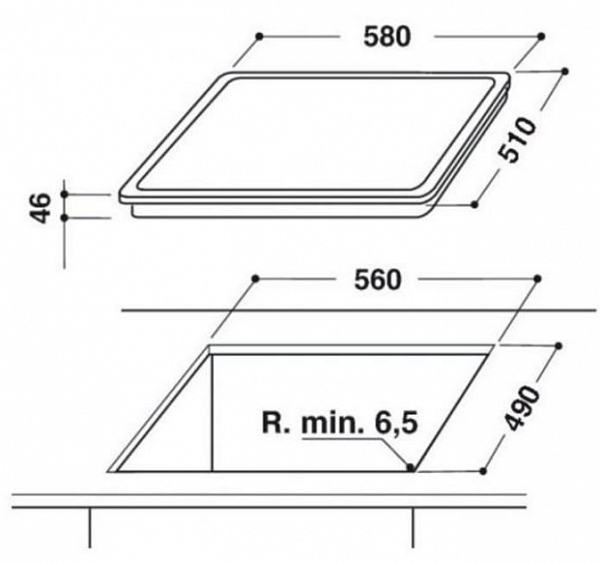 Стеклокерамическая панель Hotpoint-Ariston HR 629 C