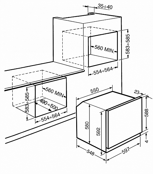 Духовой шкаф SMEG sf750pol купить с доставкой по Москве и Московской области в интернет-магазине ТехноВегас