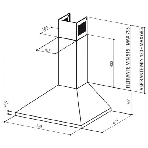 Вытяжка Faber VALUE SL 3 W A60 купить с доставкой по Москве и Московской области в интернет-магазине ТехноВегас