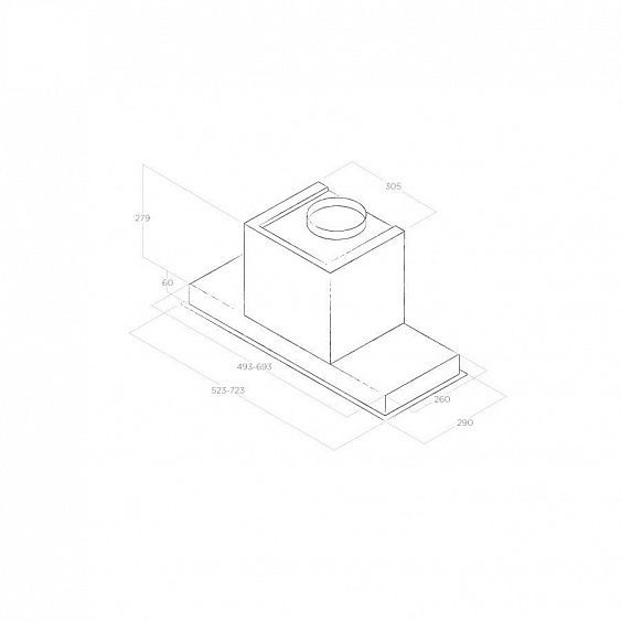Вытяжка Elica HIDDEN IXGL/A/90