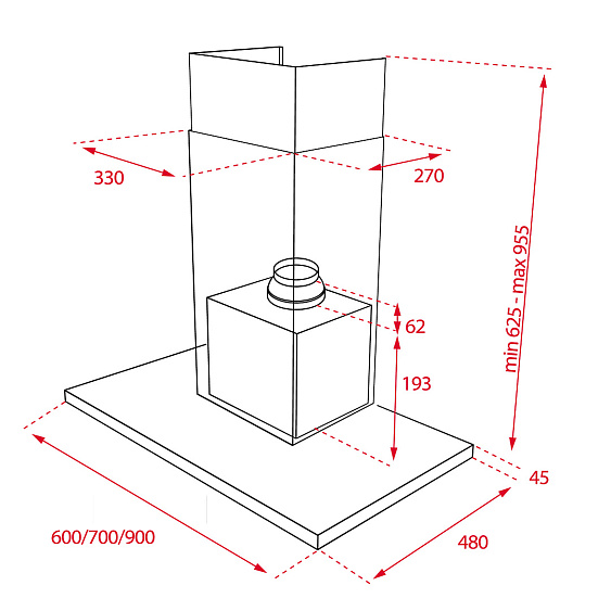 ВЫТЯЖКА TEKA DSJ 650 SS