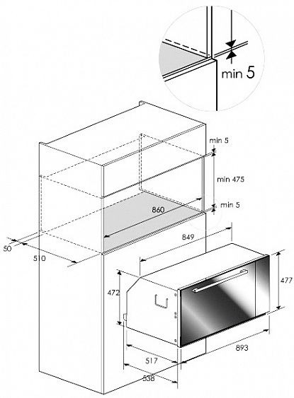 Духовой шкаф FULGOR LO 9014 TC BK купить с доставкой по Москве и Московской области в интернет-магазине ТехноВегас