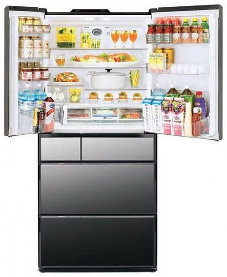 Холодильник HITACHI R-E 6800 XU X Crystal Mirror купить с доставкой по Москве и Московской области в интернет-магазине ТехноВегас