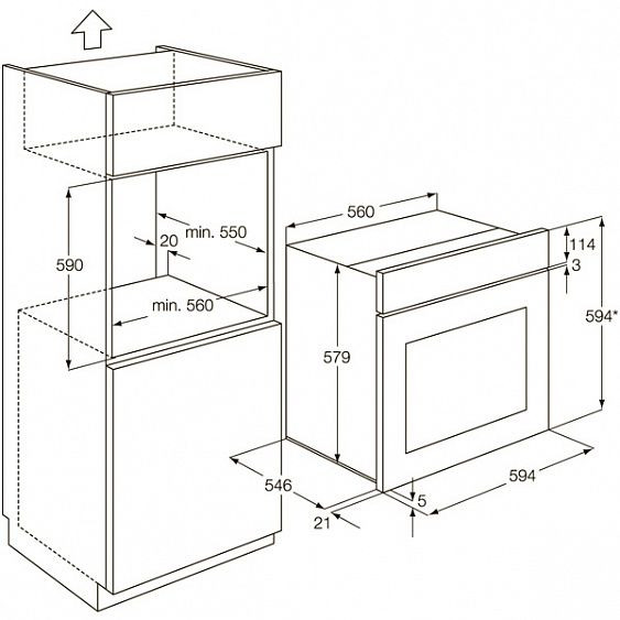 Духовой шкаф AEG bp 731462 nm