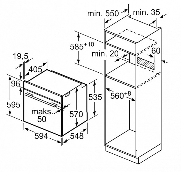 Духовой шкаф Bosch HBT 378BS0 нержавеющая сталь купить с доставкой по Москве и Московской области в интернет-магазине ТехноВегас