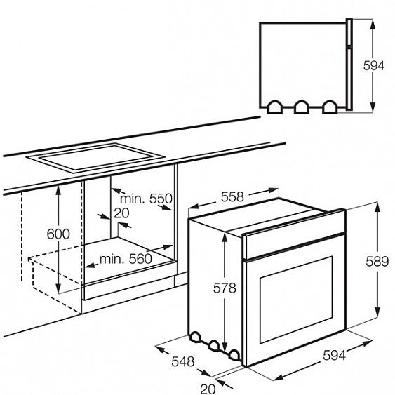 Духовой шкаф ZANUSSI zos 35802 xd купить с доставкой по Москве и Московской области в интернет-магазине ТехноВегас