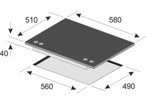Поверхность KAISER kcg 6390 w turbo romb купить с доставкой по Москве и Московской области в интернет-магазине ТехноВегас