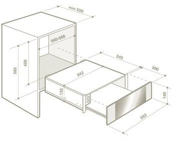 Подогреватель посуды DE DIETRICH dwd 1194 gx купить с доставкой по Москве и Московской области в интернет-магазине ТехноВегас