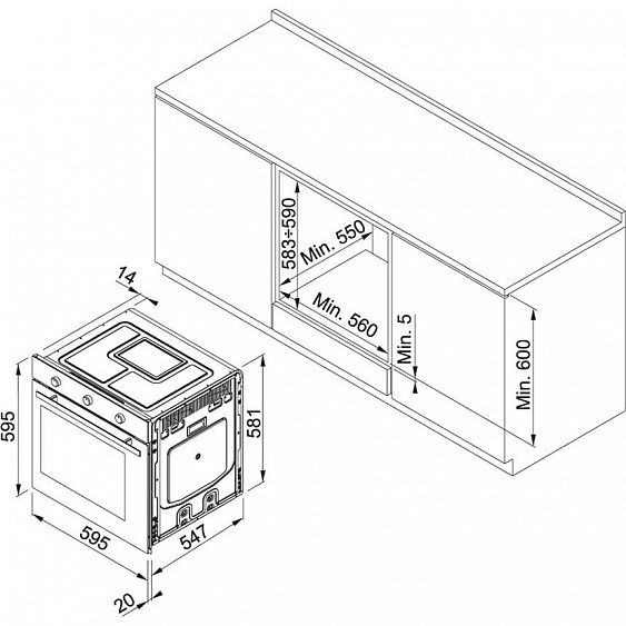 Духовой шкаф  FRANKE MA 82 M BK/F 67  (116.0541.718 ) купить с доставкой по Москве и Московской области в интернет-магазине ТехноВегас