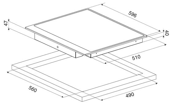 Поверхность SMEG p864p-9