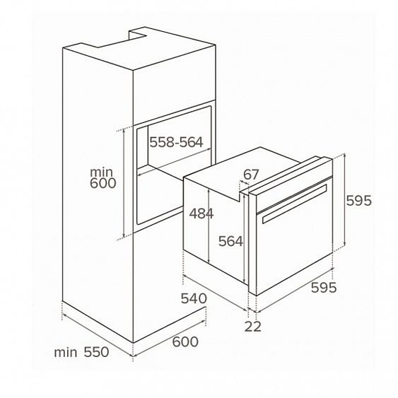 Духовой шкаф TEKA HO 725G BK (41590100) купить с доставкой по Москве и Московской области в интернет-магазине ТехноВегас