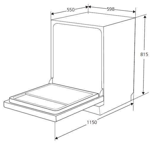 Посудомоечная машина KUPPERSBERG GSM 6073