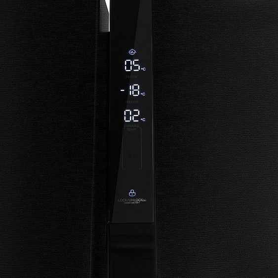 Холодильник HYUNDAI CS5073FV черная сталь купить с доставкой по Москве и Московской области в интернет-магазине ТехноВегас