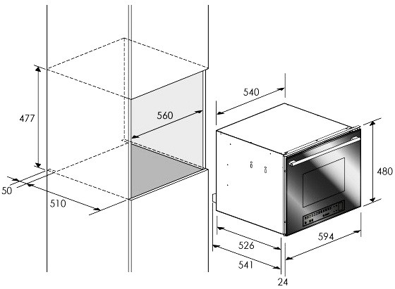 Духовой шкаф FULGOR LO 4814/2 TC WH купить с доставкой по Москве и Московской области в интернет-магазине ТехноВегас
