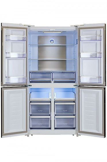 Холодильник HIBERG RFQ-550DX NFGB черный купить с доставкой по Москве и Московской области в интернет-магазине ТехноВегас