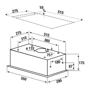 Встраиваемая вытяжка Kuppersbusch DEL 5100.0 S купить с доставкой по Москве и Московской области в интернет-магазине ТехноВегас
