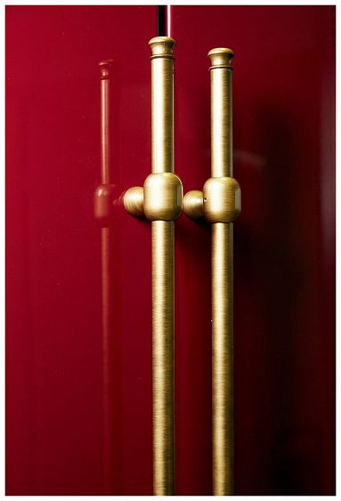 Холодильник IO MABE ORE24CGHFRR бордо, ручки золото/бронза купить с доставкой по Москве и Московской области в интернет-магазине ТехноВегас