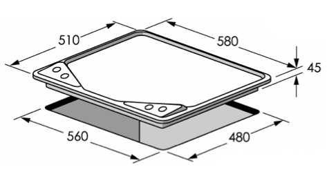 Поверхность KAISER kg 40.600 gzrrg купить с доставкой по Москве и Московской области в интернет-магазине ТехноВегас