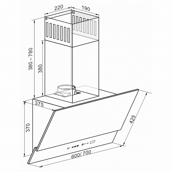 Вытяжка KAISER AT 6410 F Eco купить с доставкой по Москве и Московской области в интернет-магазине ТехноВегас