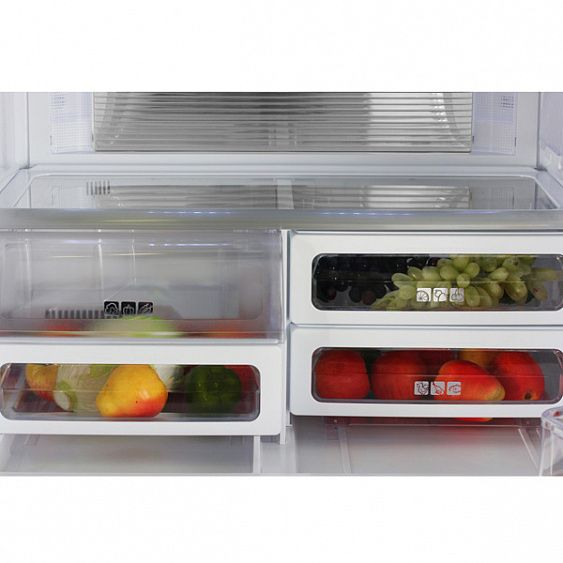 Холодильник side-by-side SHARP sj-f96spbe купить с доставкой по Москве и Московской области в интернет-магазине ТехноВегас