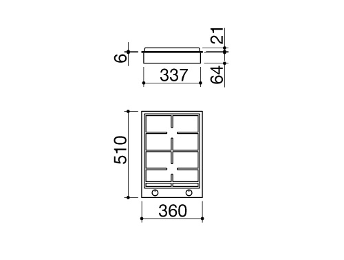 Варочная поверхность BARAZZA 1PBF2 купить с доставкой по Москве и Московской области в интернет-магазине ТехноВегас