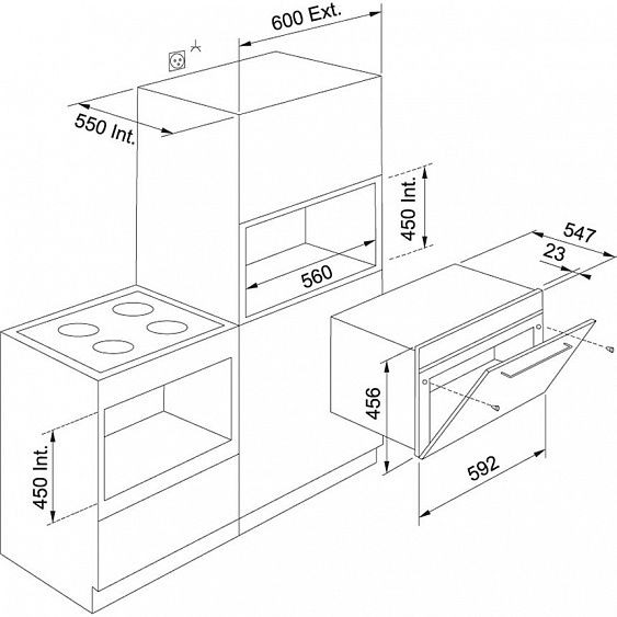 Духовой шкаф FRANKE FMW 45 CR C BK купить с доставкой по Москве и Московской области в интернет-магазине ТехноВегас