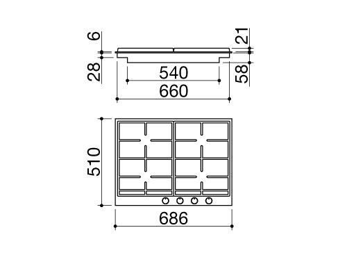 Варочная поверхность BARAZZA 1PBF74 купить с доставкой по Москве и Московской области в интернет-магазине ТехноВегас
