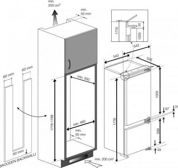 Холодильник TEKA tki2 325 dd
