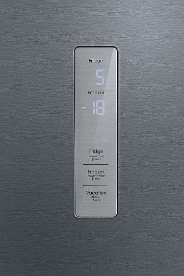 Холодильник HYUNDAI CC4553F черная сталь купить с доставкой по Москве и Московской области в интернет-магазине ТехноВегас