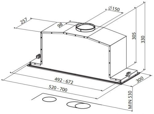 Вытяжка FABER 110.0356.519 FABER INCA LUX GLASS EG8 X/BK A52 купить с доставкой по Москве и Московской области в интернет-магазине ТехноВегас