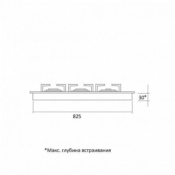 Варочная панель KUPPERSBERG FV9TGRZ W Silver
