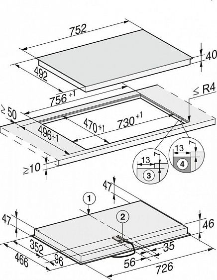 Варочная панель Miele KM 6542 FL купить с доставкой по Москве и Московской области в интернет-магазине ТехноВегас